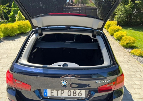 BMW Seria 5 cena 53700 przebieg: 230000, rok produkcji 2015 z Łeba małe 277